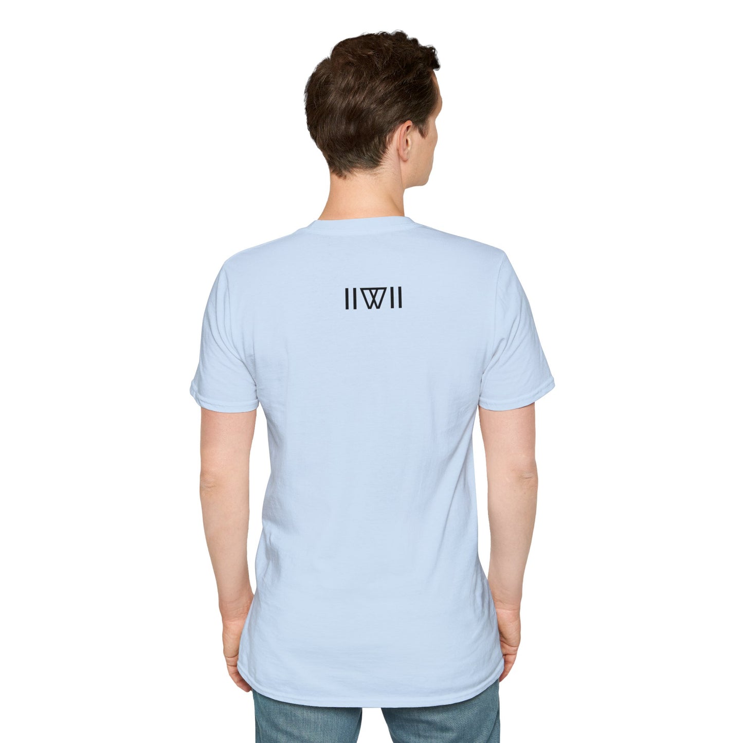 T-Shirt - The Big Logo - IIWII "It Is What It Is" pastel rainbow Unisex Soft style T-Shirt tee