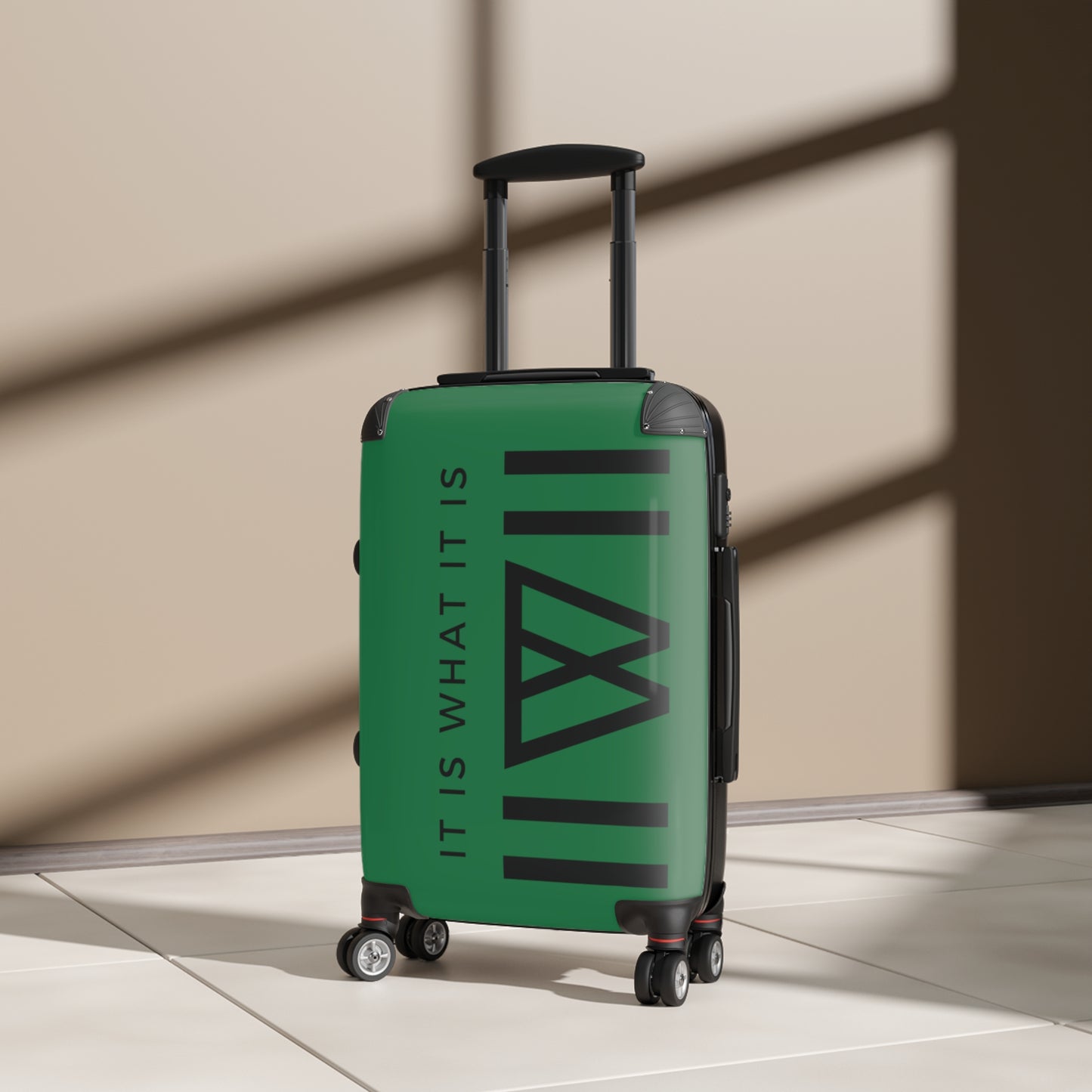 Suitcase *Limited Edition (Green & Black) - IIWII logo branded Suitcase