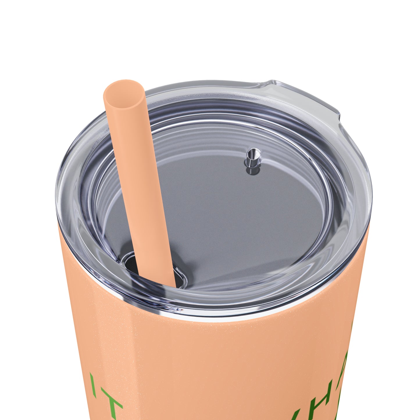 Water Bottle Flask Tumbler - IIWII Skinny Tumbler with Straw, 20oz
