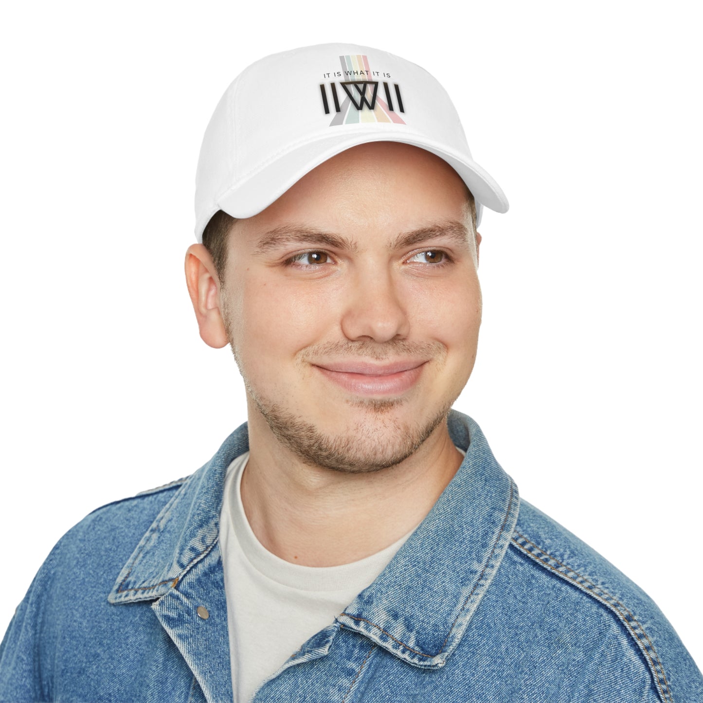 Baseball Cap IIWII pastel rainbow Low Profile