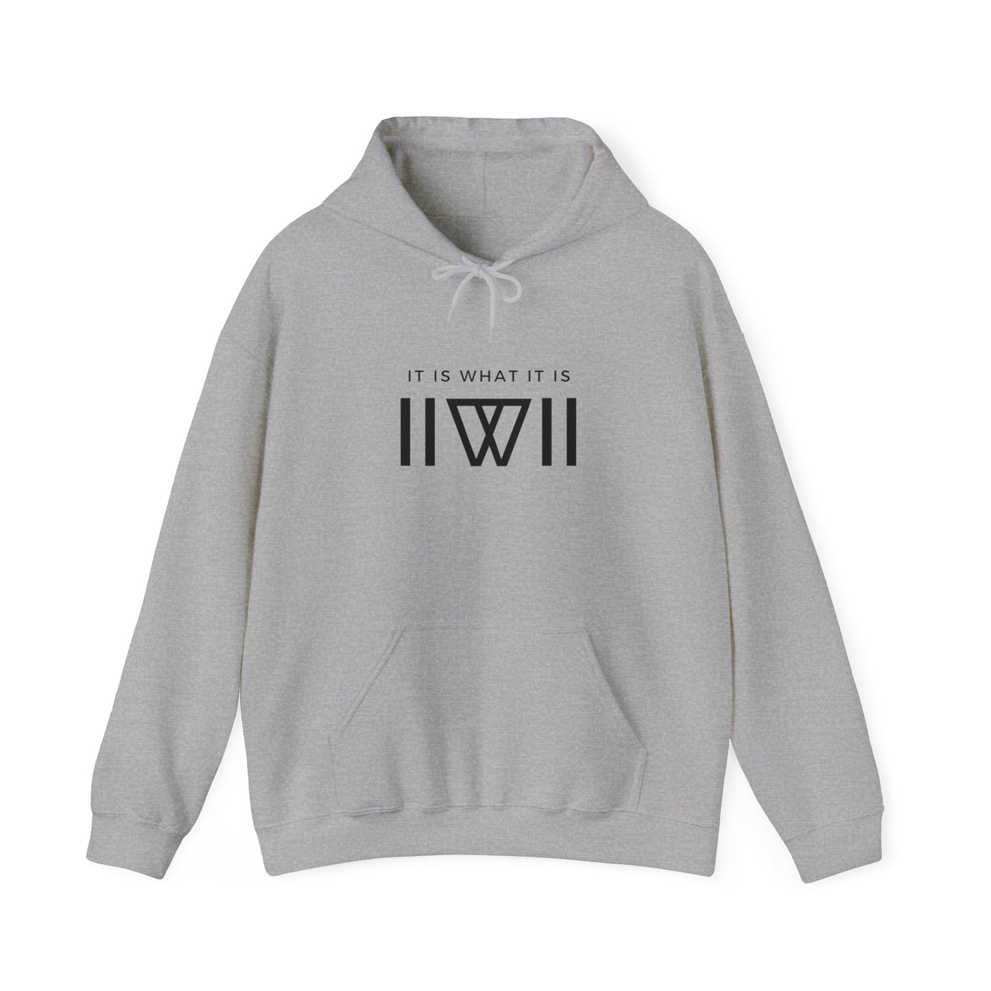 Hoody - IIWII logo branded "statement" Unisex Heavy Blend™ Hooded Sweatshirt