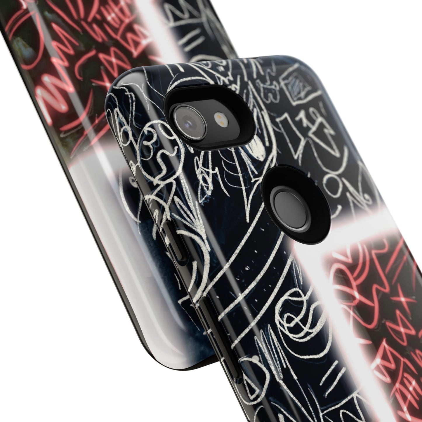 Artistic Phone Case - Unique Design with Quote