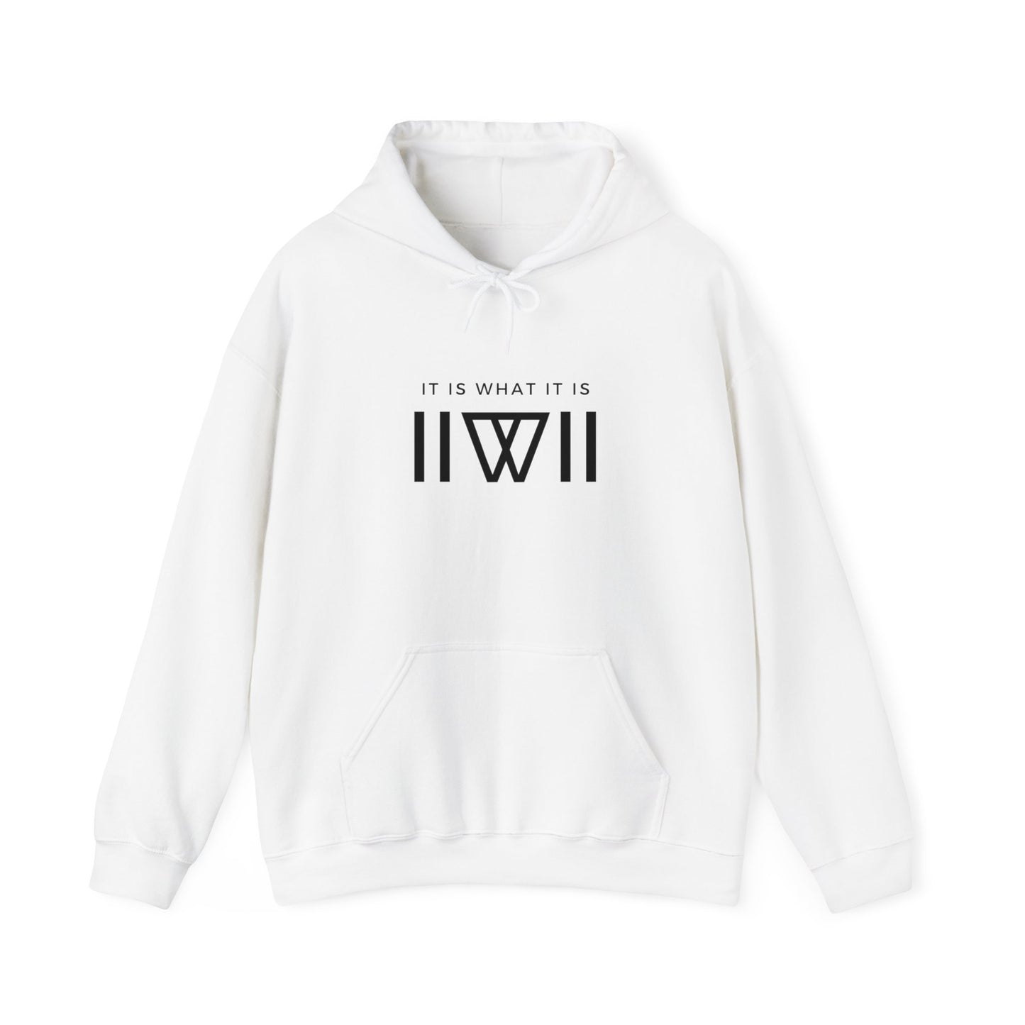 Hoody - IIWII logo branded "statement" Unisex Heavy Blend™ Hooded Sweatshirt