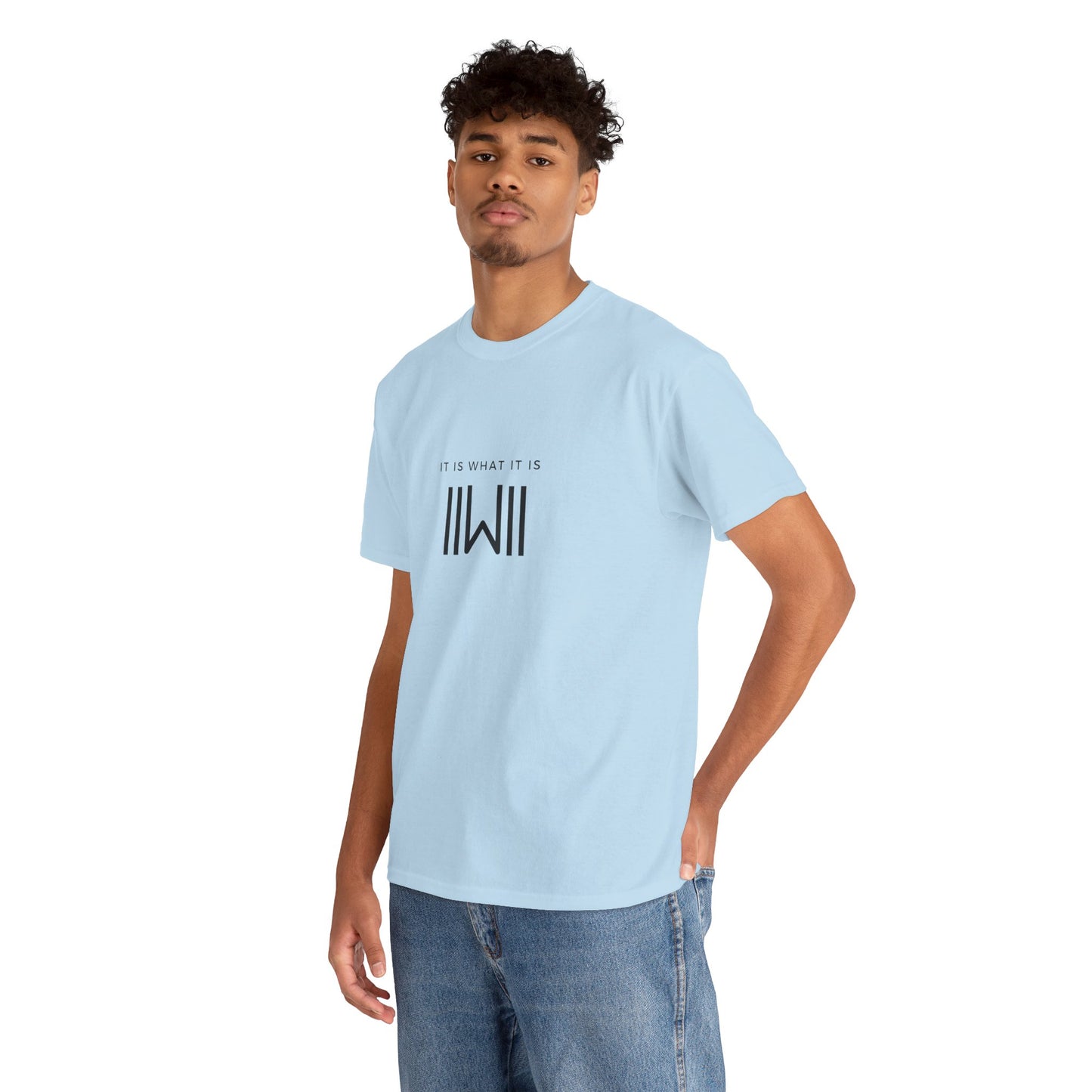 T-Shirt - IIWII "It Is What It Is" logo - Unisex Heavy Cotton Tee Shirt