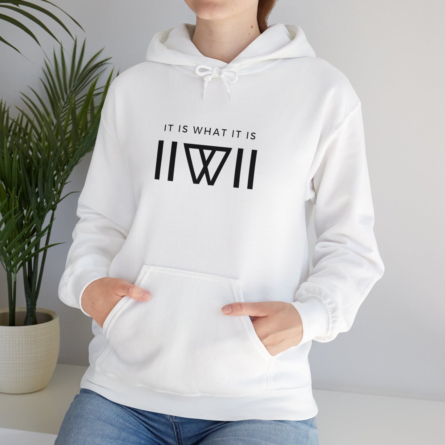 Hoody - IIWII logo branded "statement" Unisex Heavy Blend™ Hooded Sweatshirt
