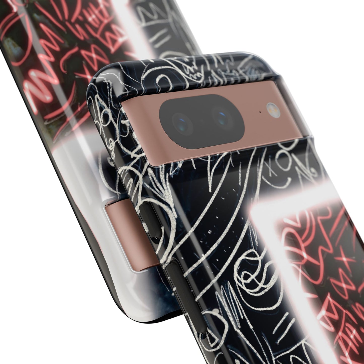 Artistic Phone Case - Unique Design with Quote