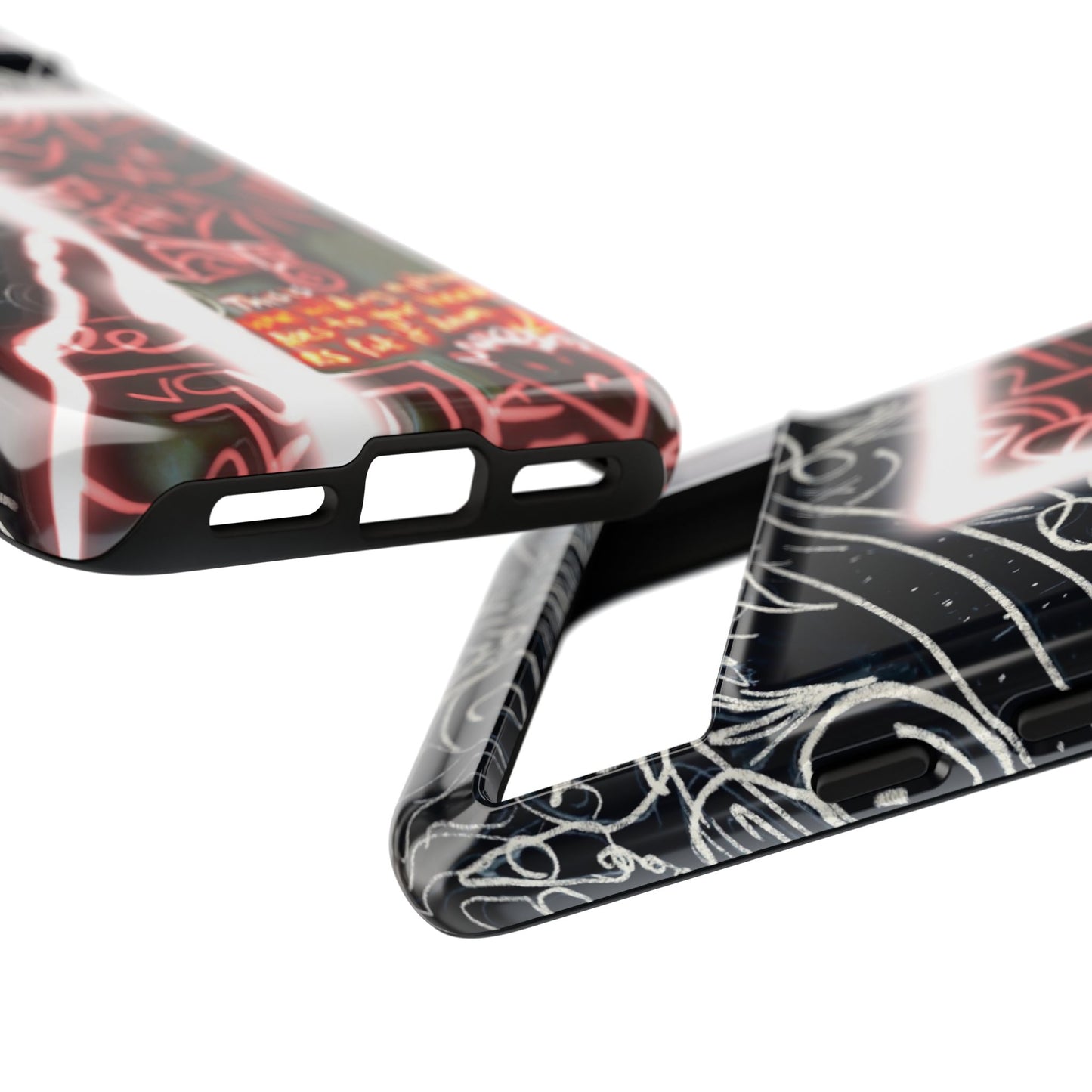 Artistic Phone Case - Unique Design with Quote
