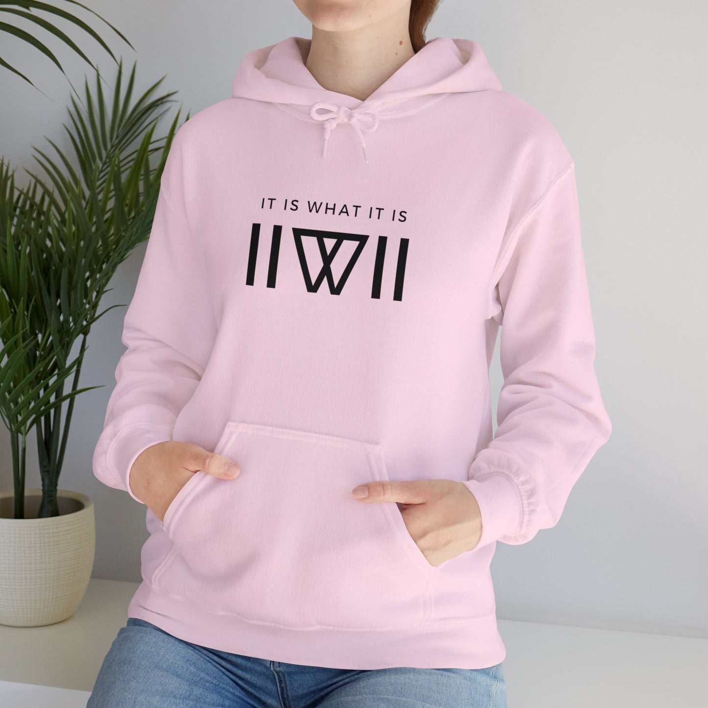 Hoody - IIWII logo branded "statement" Unisex Heavy Blend™ Hooded Sweatshirt