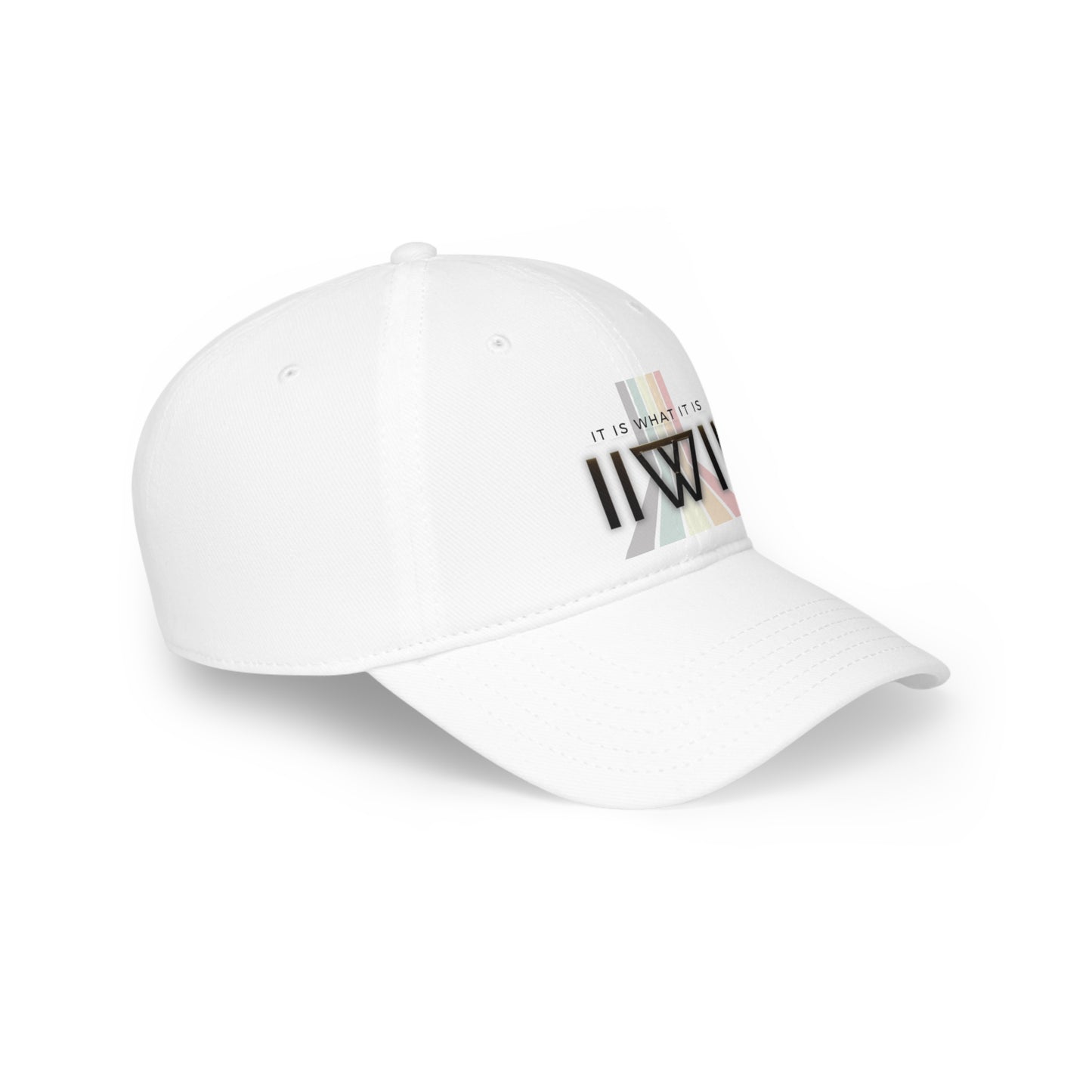 Baseball Cap IIWII pastel rainbow Low Profile