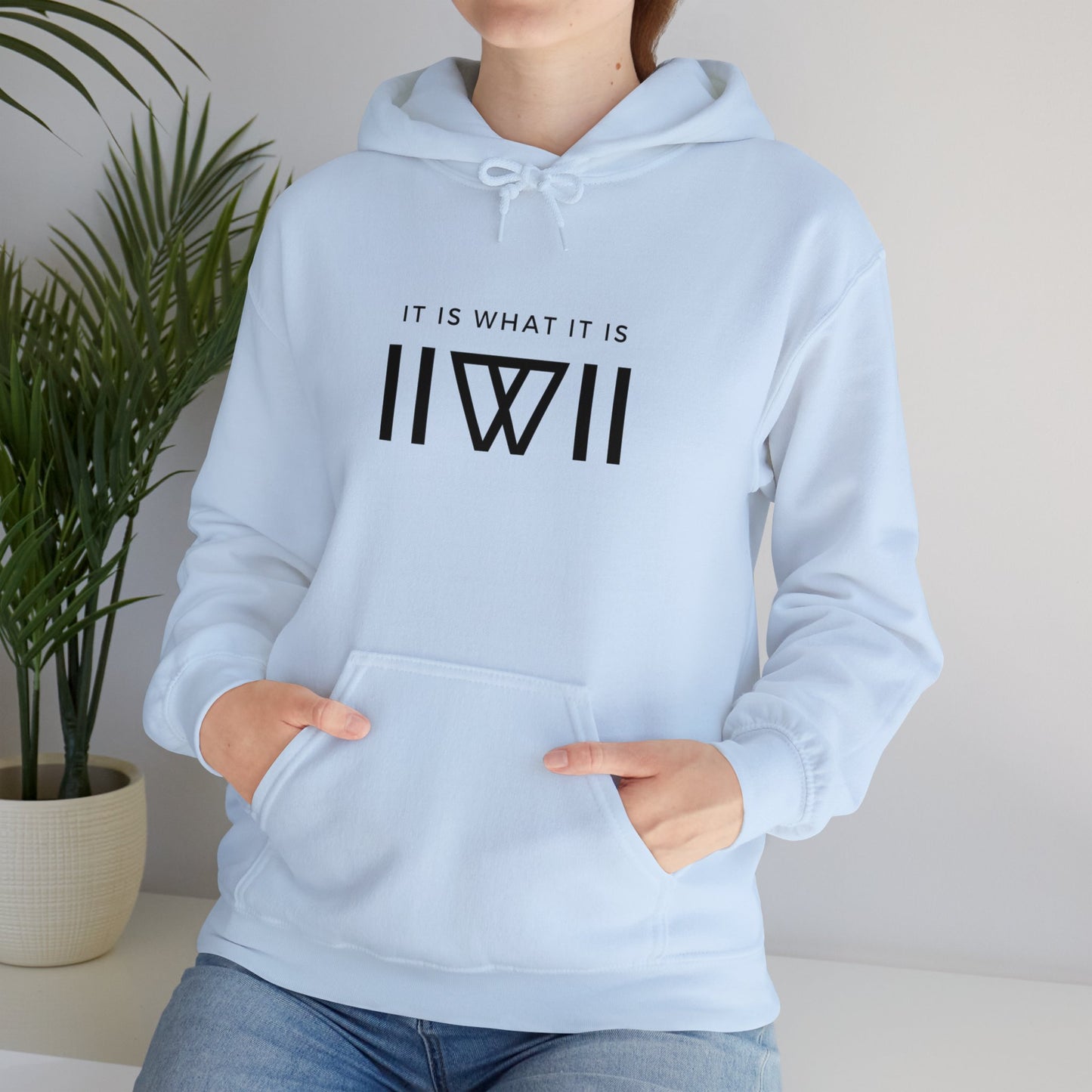 Hoody - IIWII logo branded "statement" Unisex Heavy Blend™ Hooded Sweatshirt