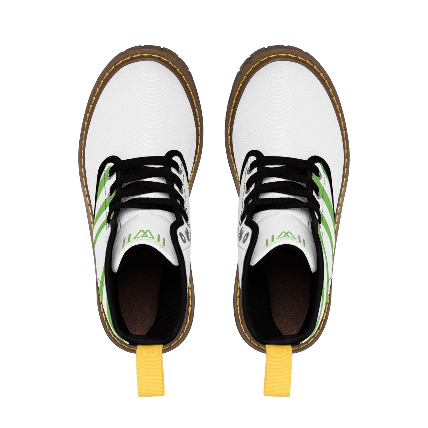 Boots Dr. Martin Style *Limited edition IIWII Men's Canvas Boots in black and brown soul
