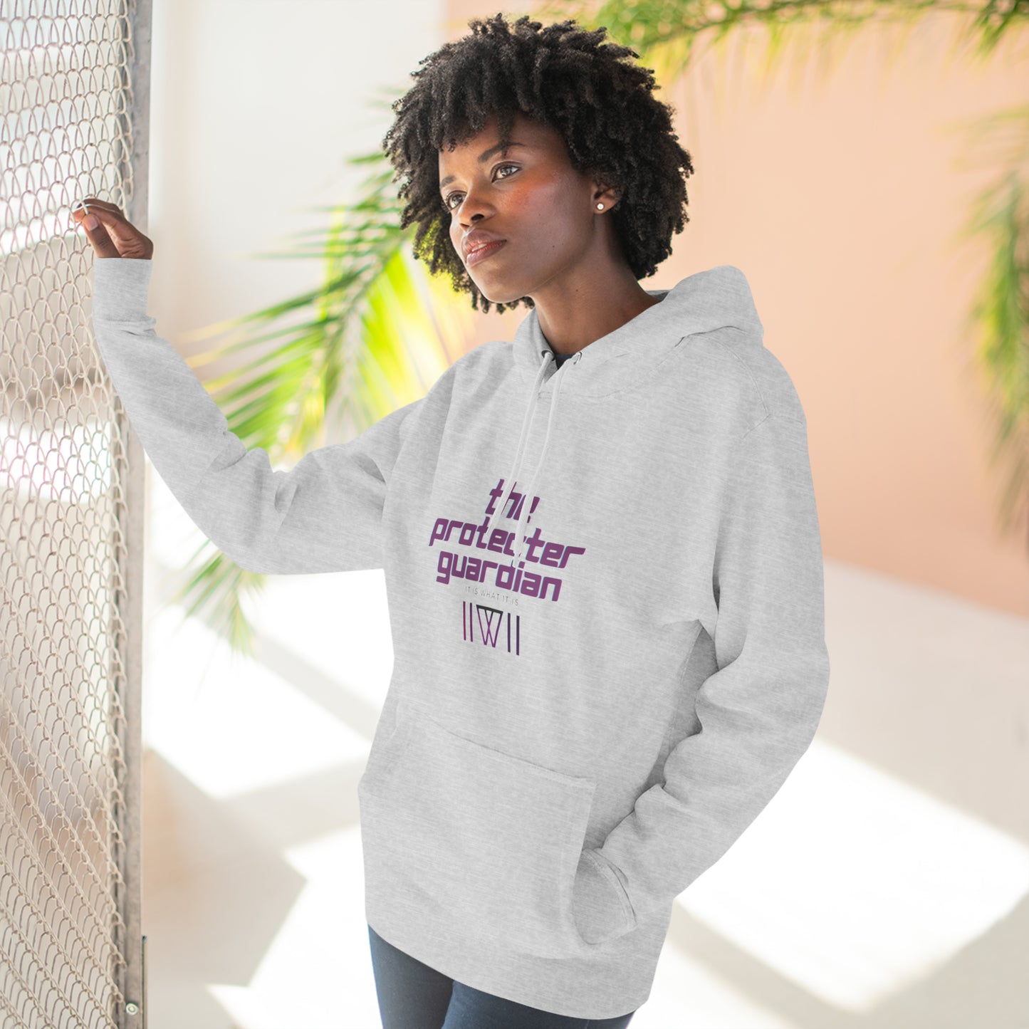 Hoody "Inter-dimensional, crumble bunnies" This is The Protector Guardian,  Unisex Premium Pullover Hoodie
