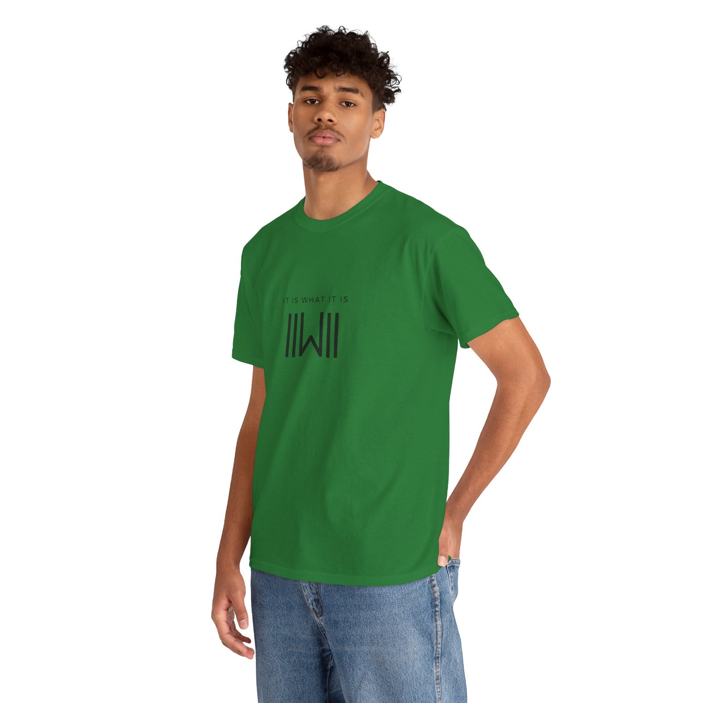 T-Shirt - IIWII "It Is What It Is" logo - Unisex Heavy Cotton Tee Shirt
