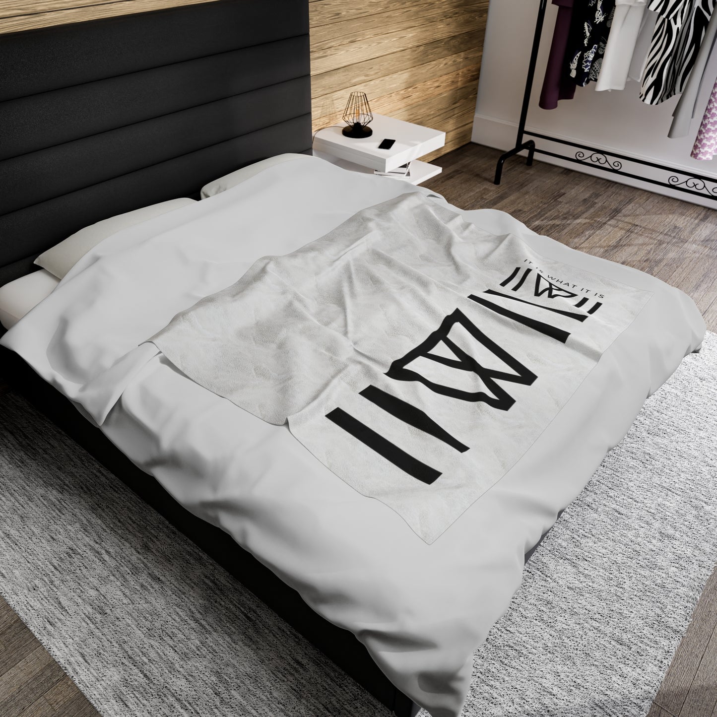 IIWII branded *LOGO* Velveteen Plush Blanket