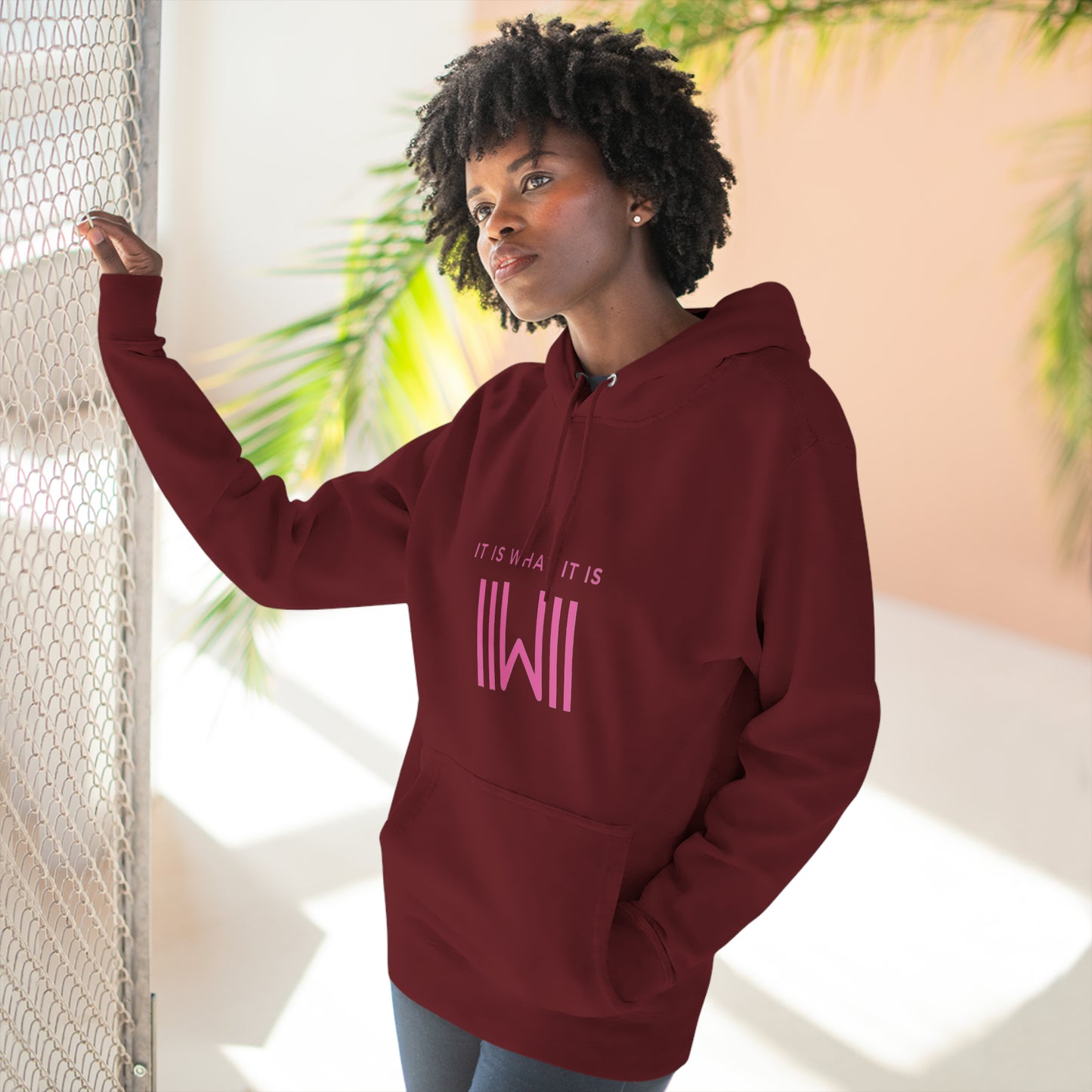 Comfy Hoody IIWII - It Is What It Is - Unisex Premium Pullover Hoodie