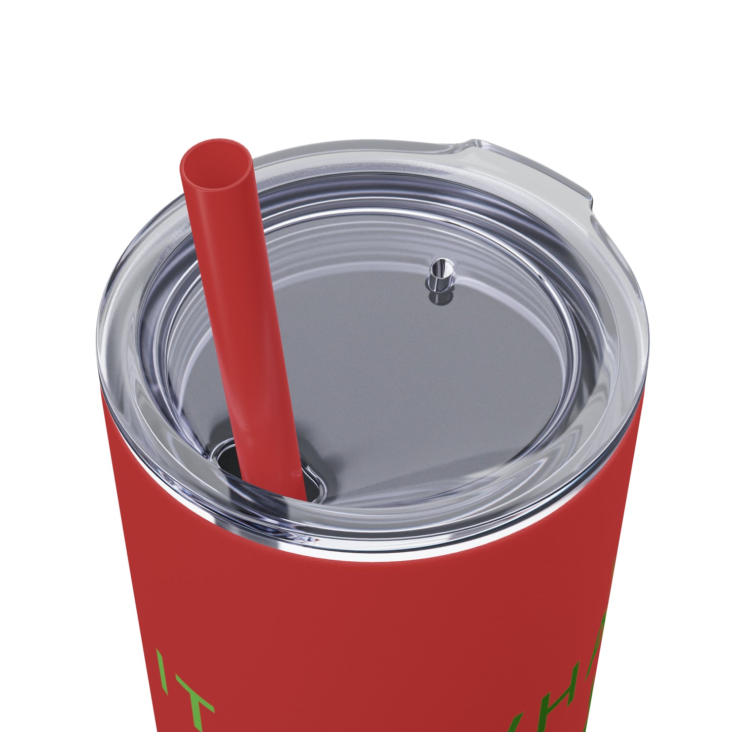 Water Bottle Flask Tumbler - IIWII Skinny Tumbler with Straw, 20oz