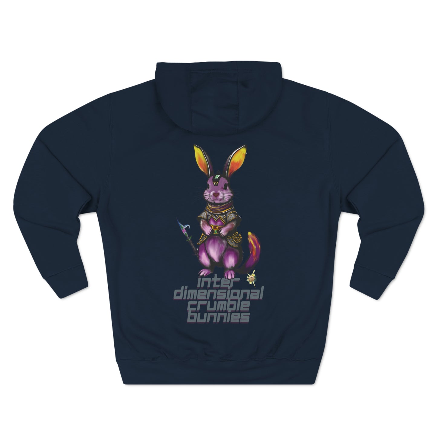 Hoody "Inter-dimensional, crumble bunnies" This is The Protector Guardian,  Unisex Premium Pullover Hoodie