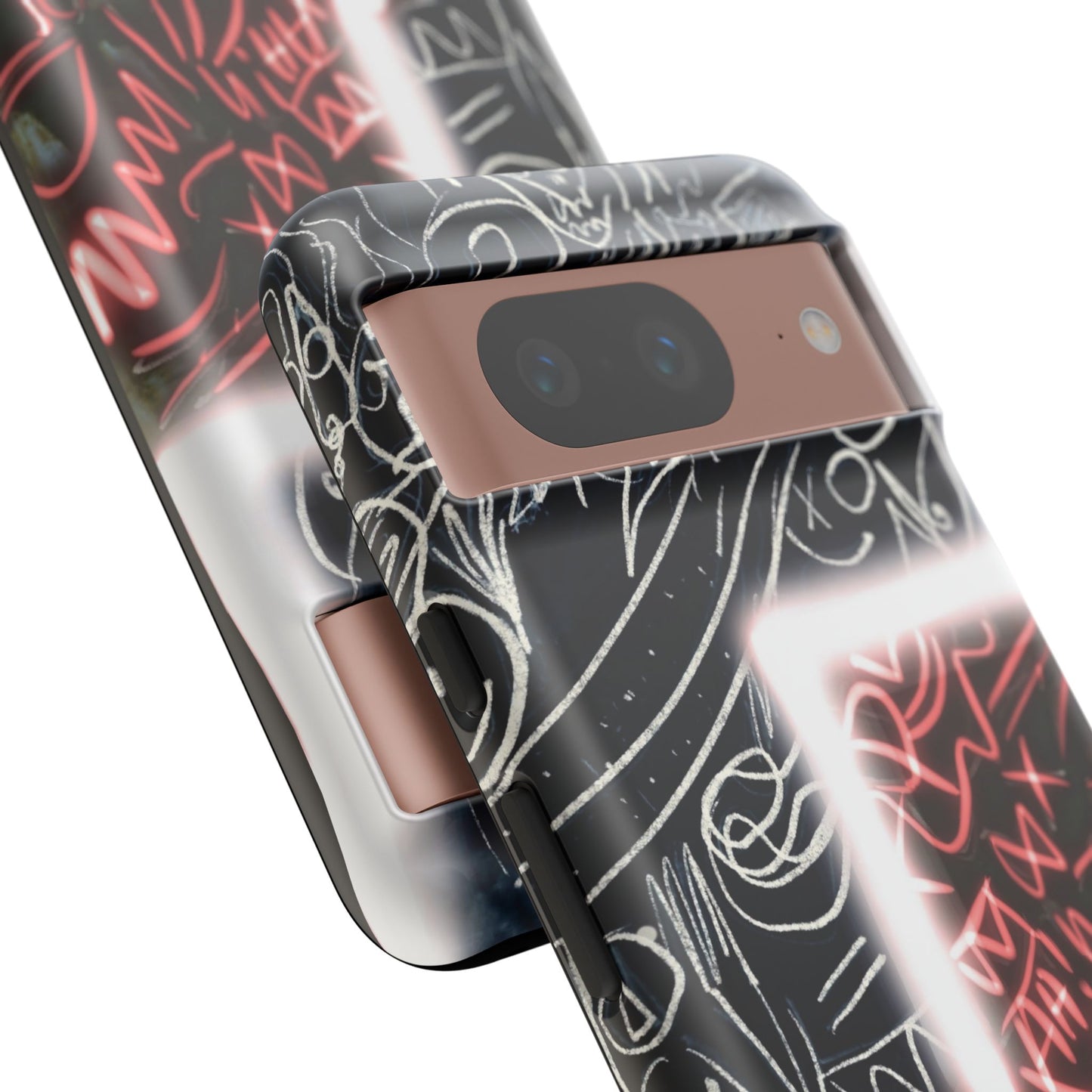 Artistic Phone Case - Unique Design with Quote