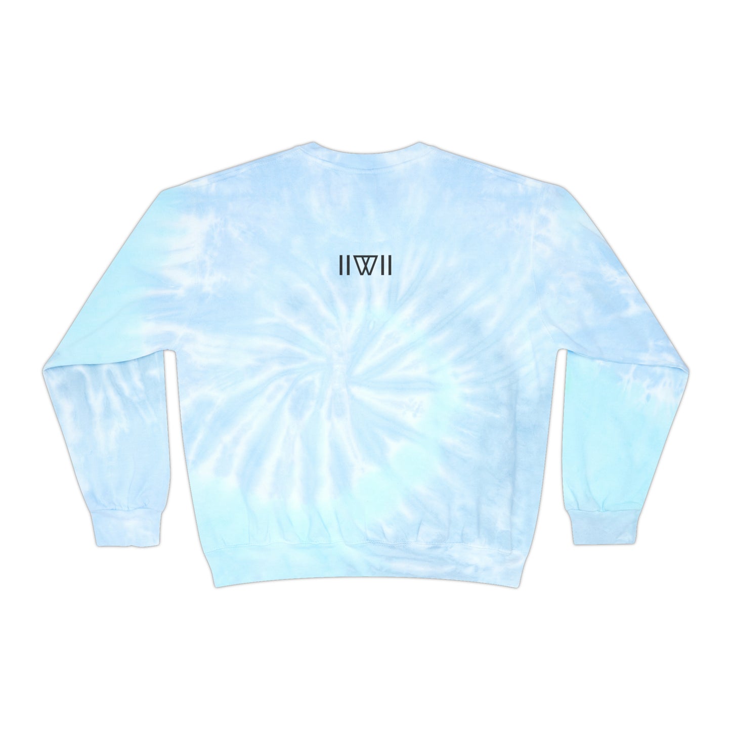 Sweatshirt Jumper Pullover - IIWII logo - Unisex Tie-Dye Sweatshirt