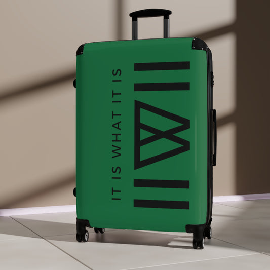 Suitcase *Limited Edition (Green & Black) - IIWII logo branded Suitcase