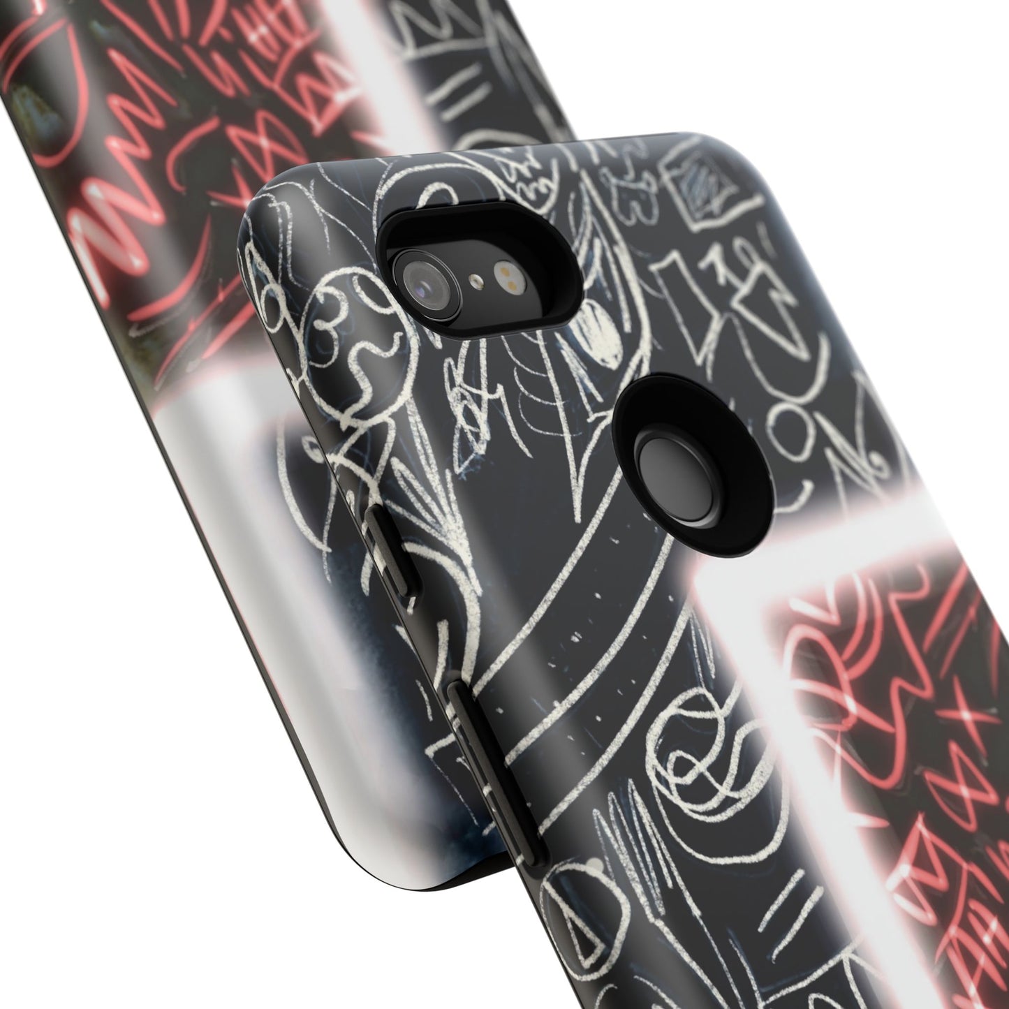 Artistic Phone Case - Unique Design with Quote