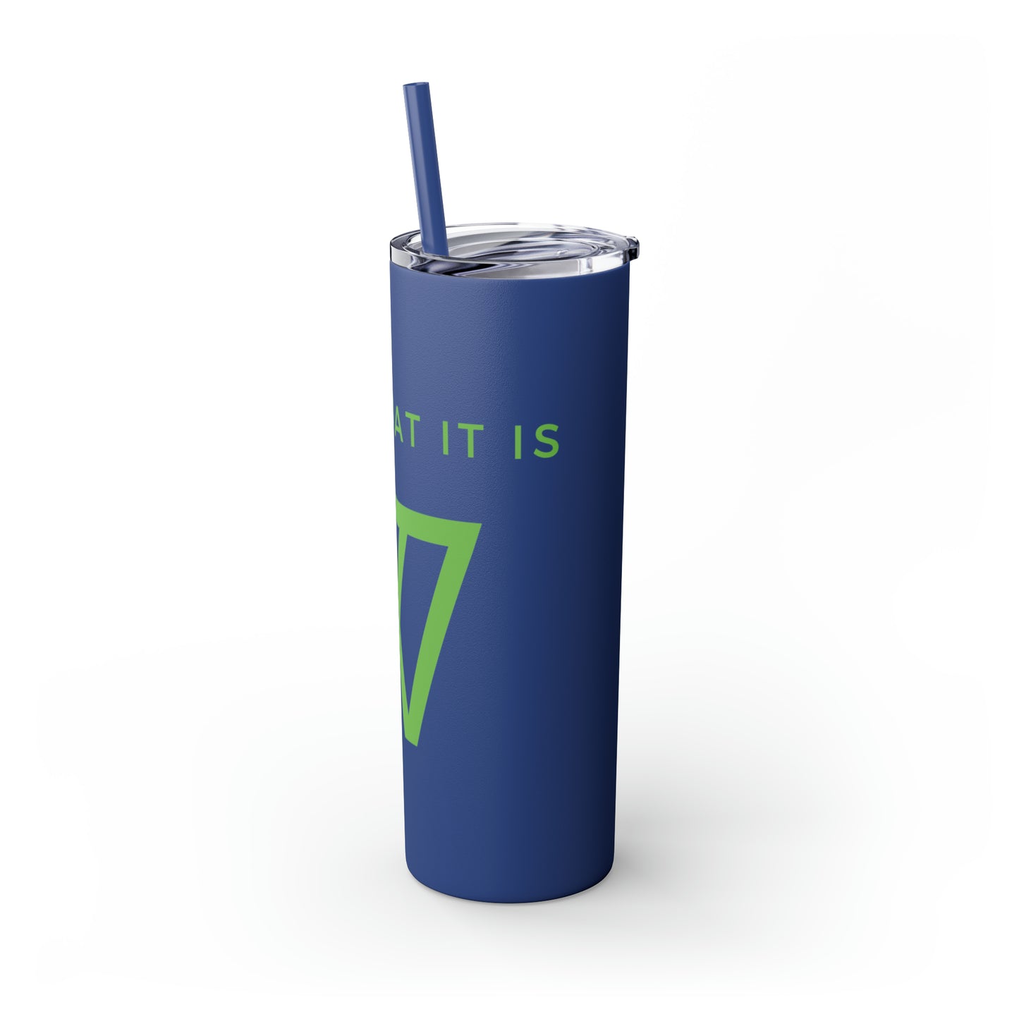 Water Bottle Flask Tumbler - IIWII Skinny Tumbler with Straw, 20oz
