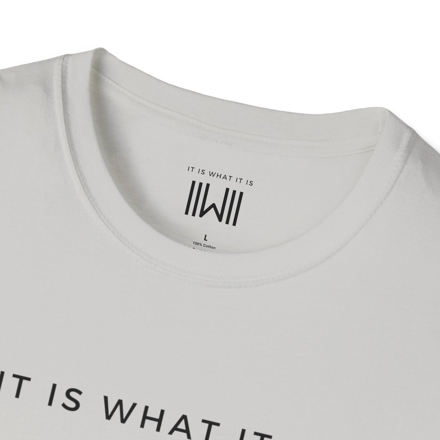 T-shirt - IIWII "It Is What It Is" Unisex Softstyle T-Shirt tee