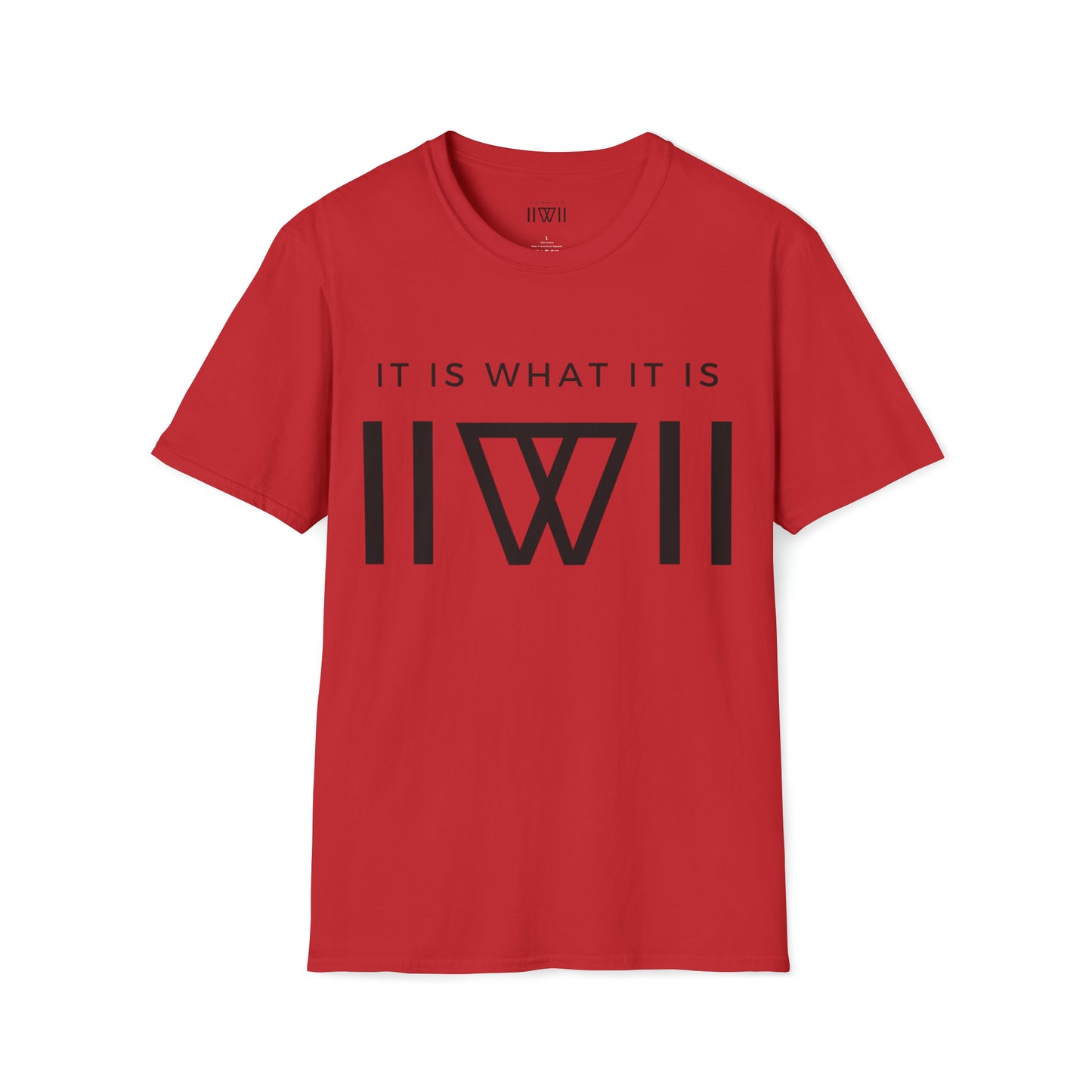 T-Shirt - The Big Logo - IIWII "It Is What It Is" Unisex Soft style T-Shirt tee