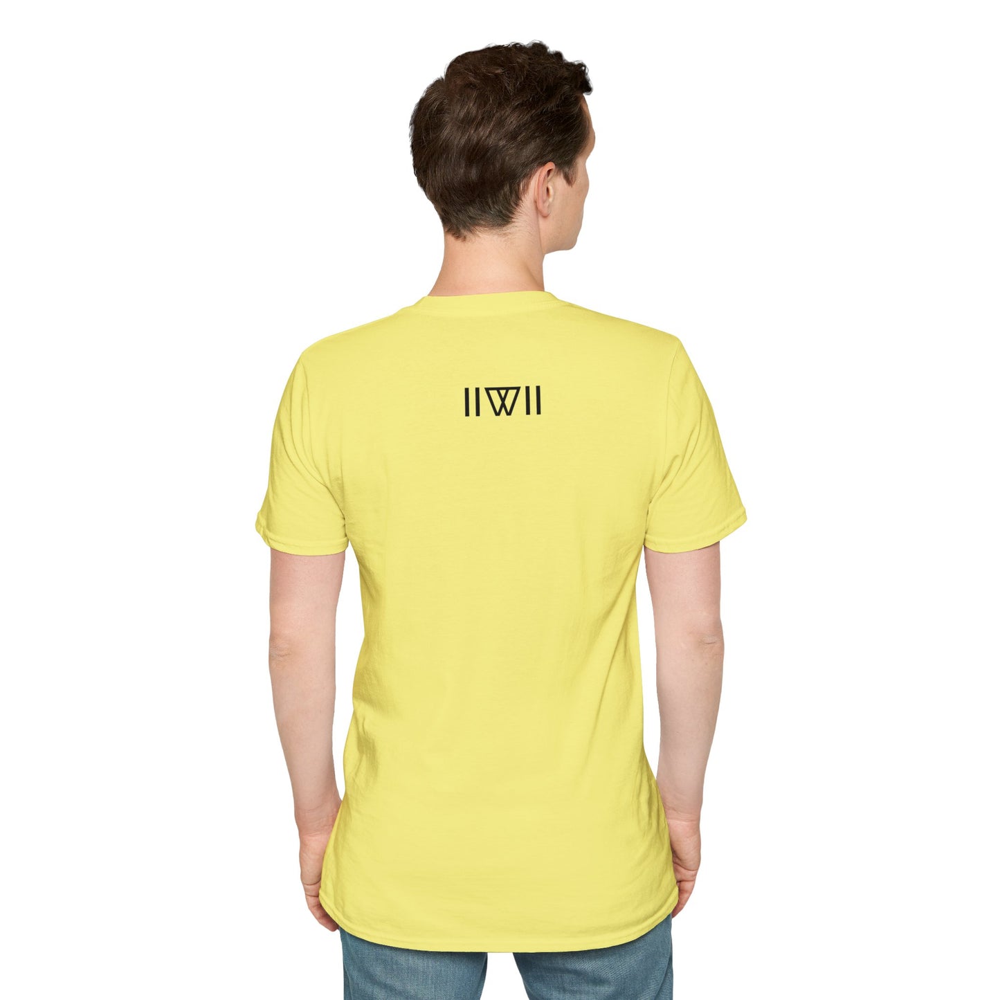 T-Shirt - The Big Logo - IIWII "It Is What It Is" pastel rainbow Unisex Soft style T-Shirt tee