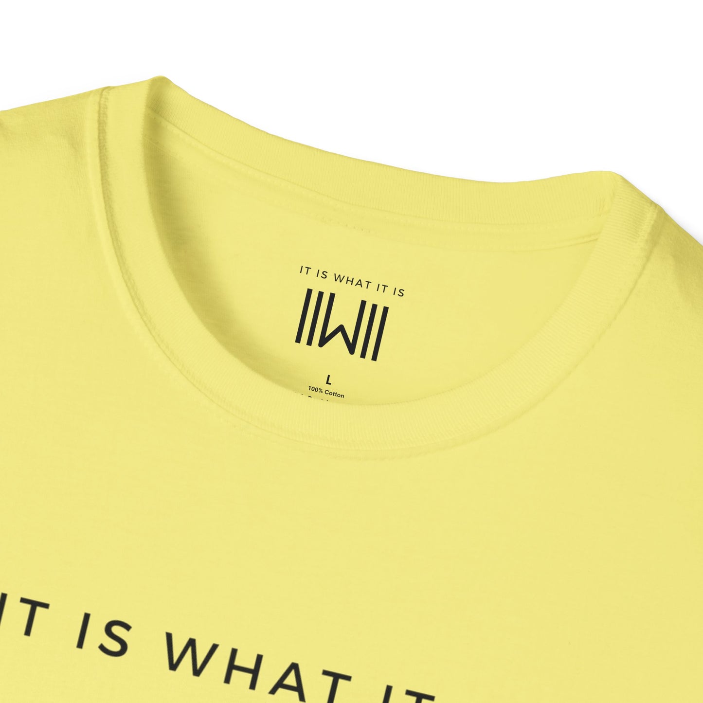 T-shirt - IIWII "It Is What It Is" Unisex Softstyle T-Shirt tee