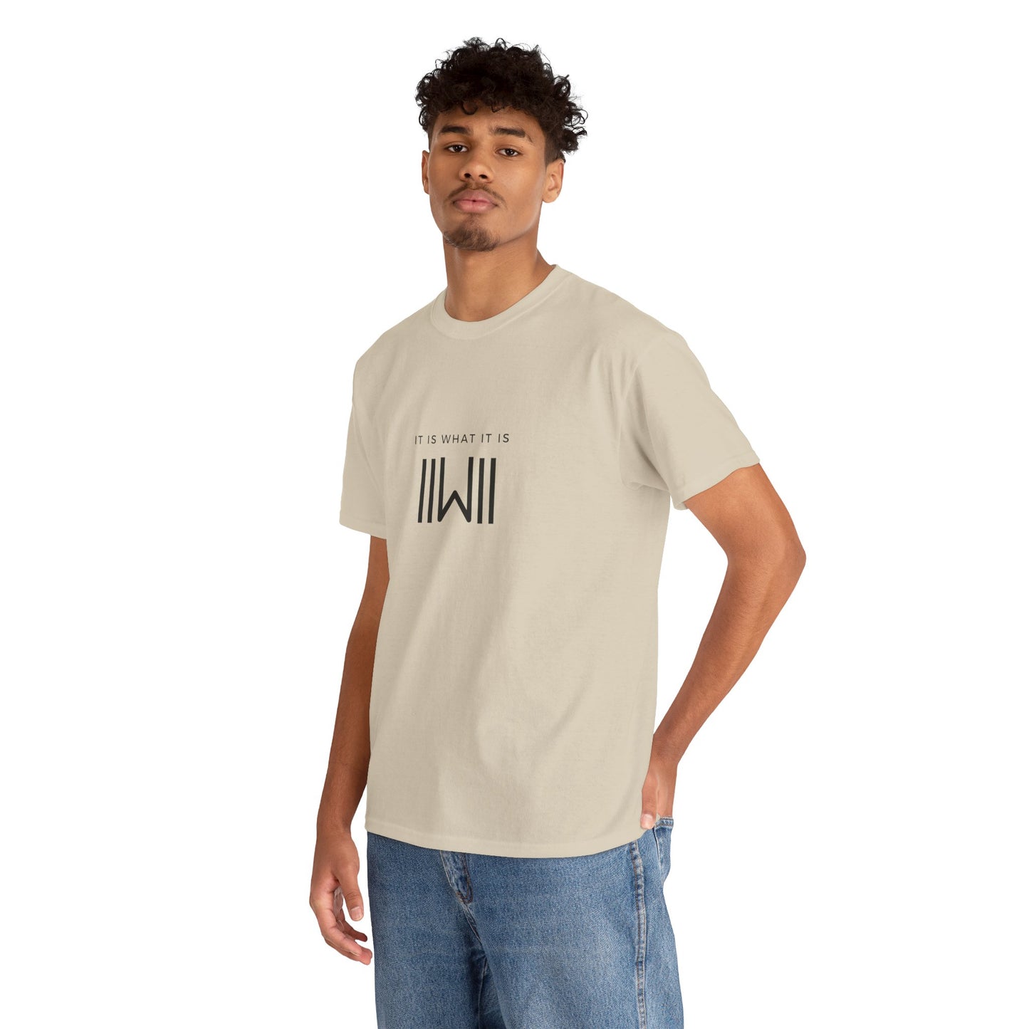 T-Shirt - IIWII "It Is What It Is" logo - Unisex Heavy Cotton Tee Shirt
