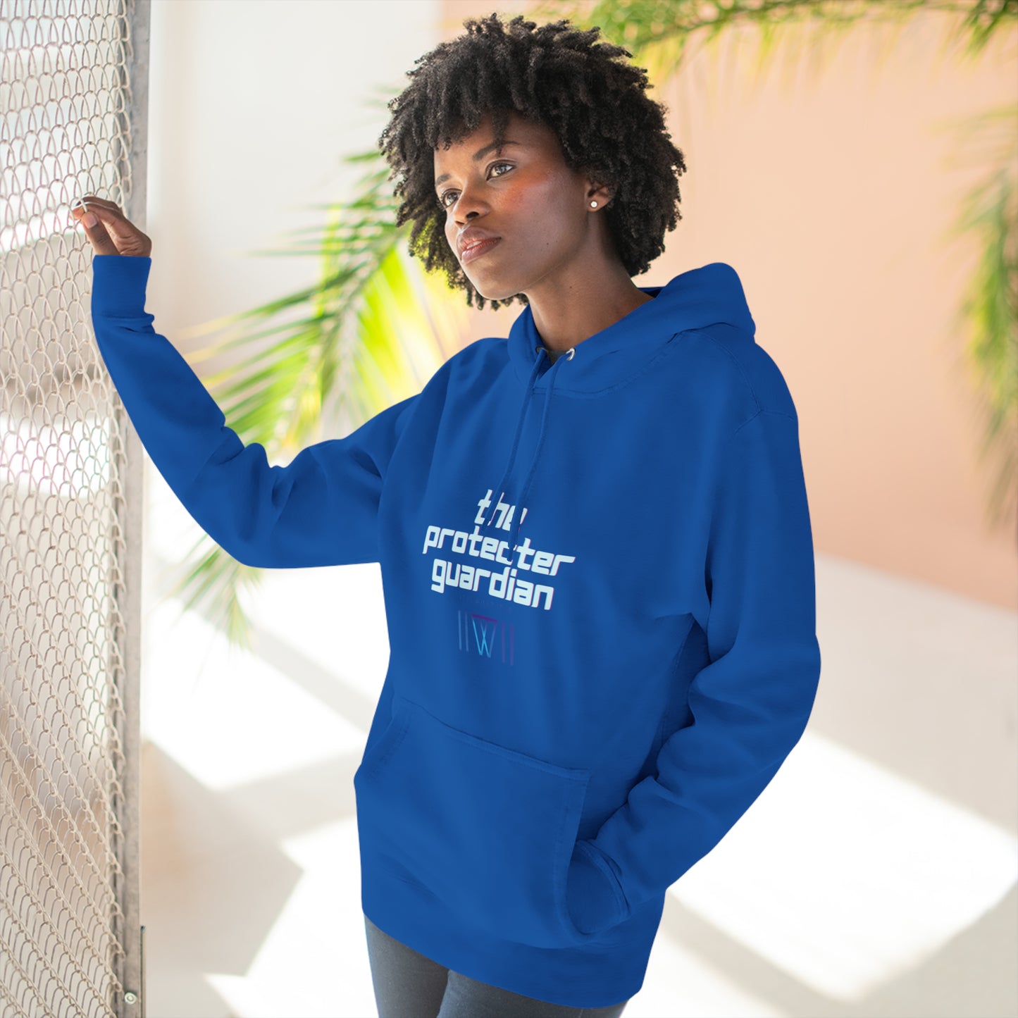 Hoody "Inter-dimensional, crumble bunnies" This is The Protector Guardian,  Unisex Premium Pullover Hoodie