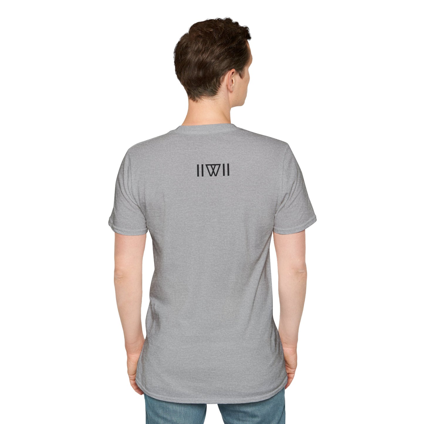 T-Shirt - The Big Logo - IIWII "It Is What It Is" pastel rainbow Unisex Soft style T-Shirt tee