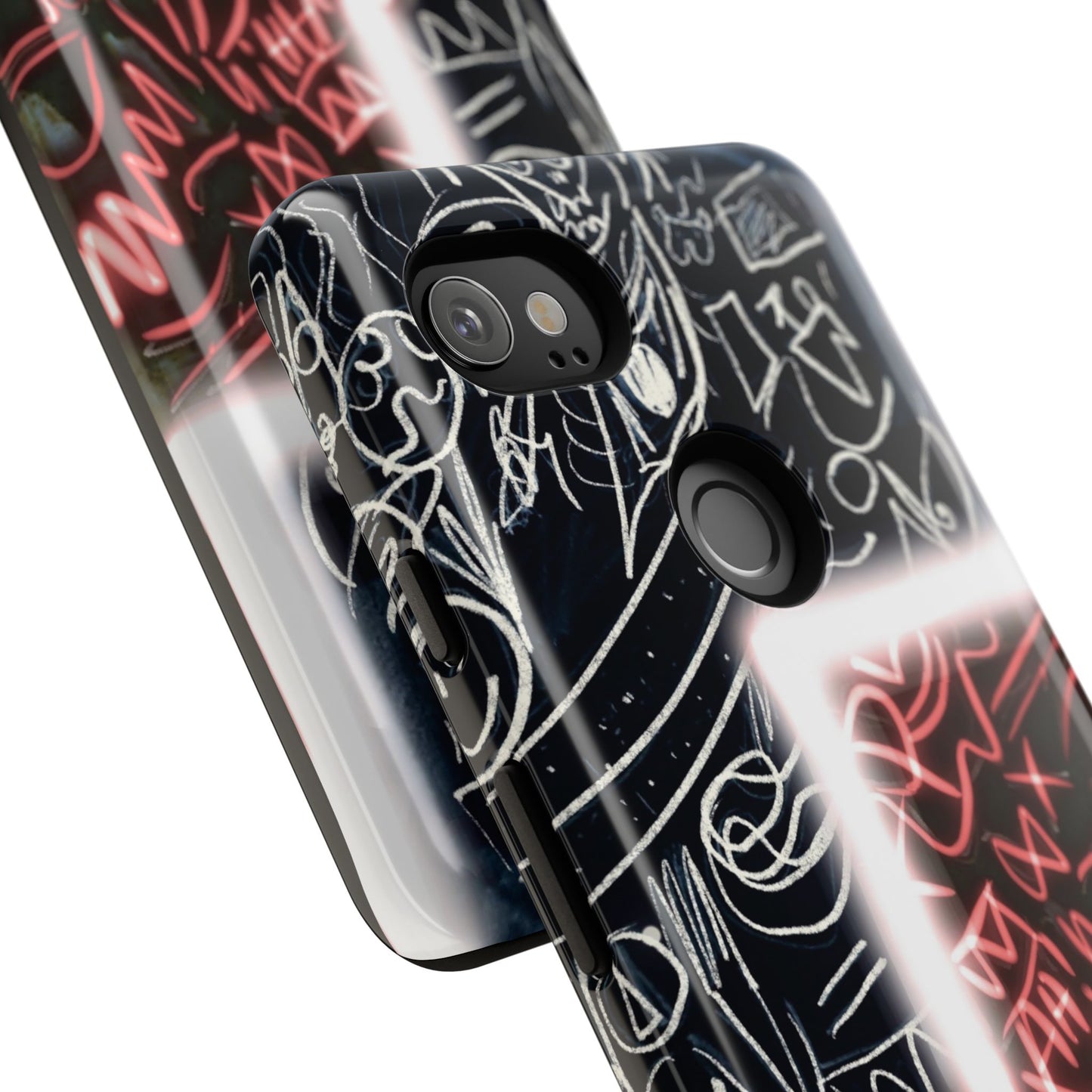 Artistic Phone Case - Unique Design with Quote