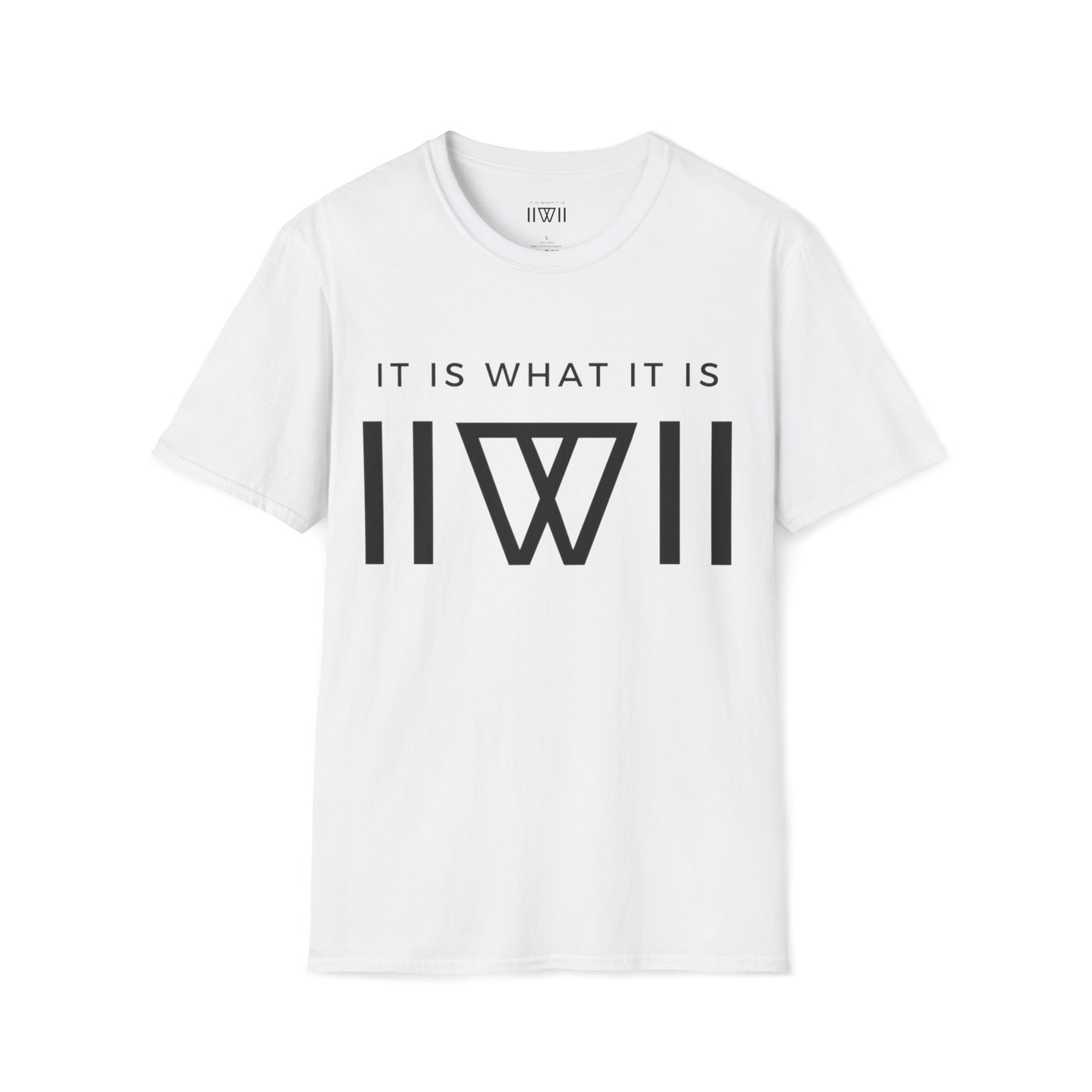 T-Shirt - The Big Logo - IIWII "It Is What It Is" Unisex Soft style T-Shirt tee