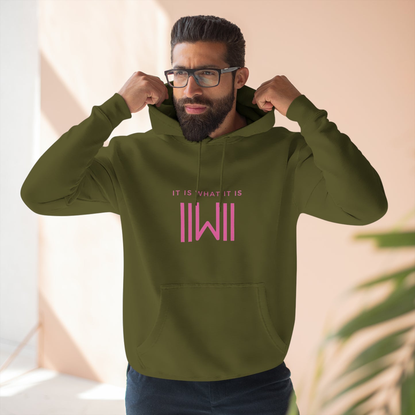 Comfy Hoody IIWII - It Is What It Is - Unisex Premium Pullover Hoodie