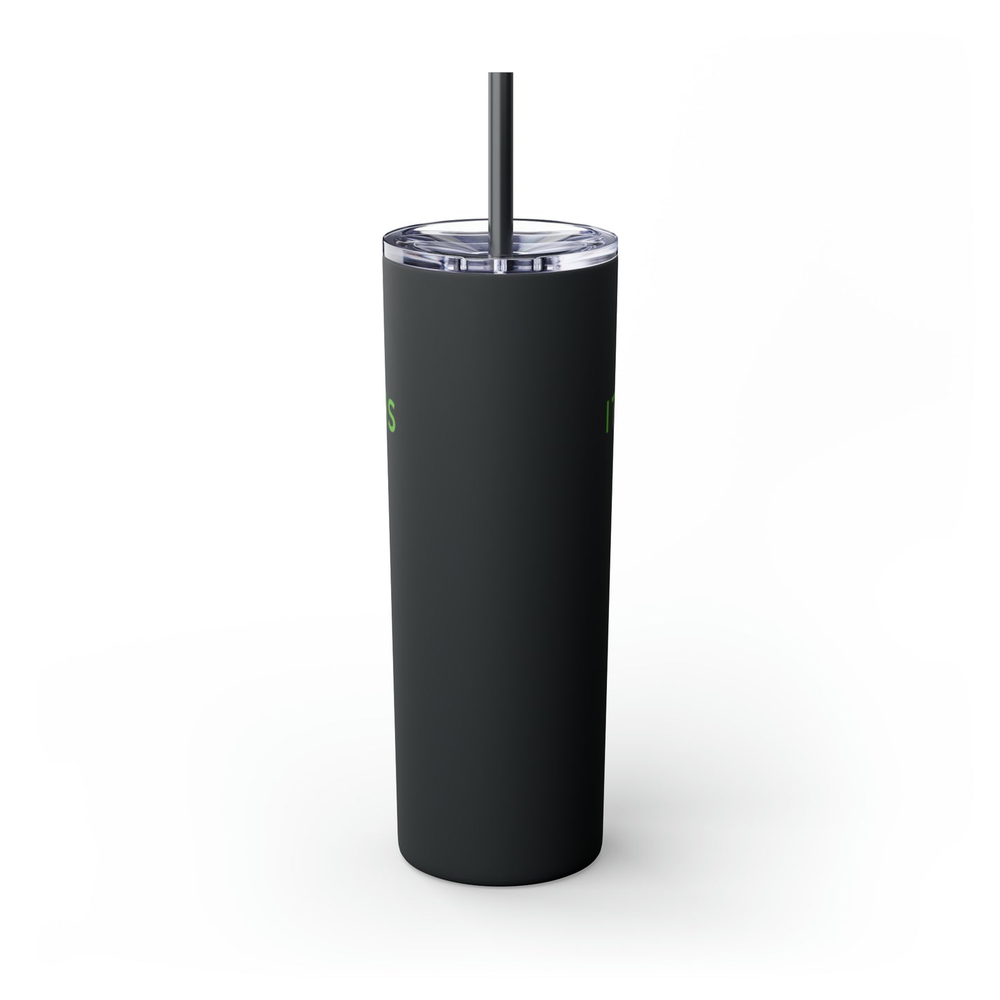Water Bottle Flask Tumbler - IIWII Skinny Tumbler with Straw, 20oz