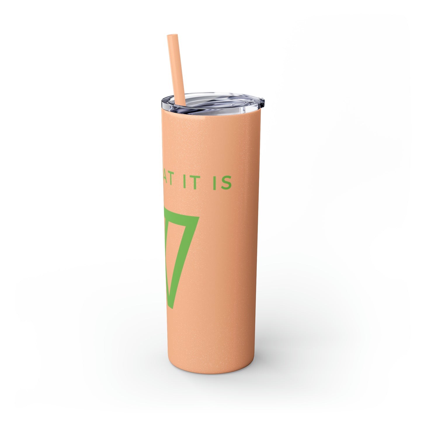 Water Bottle Flask Tumbler - IIWII Skinny Tumbler with Straw, 20oz