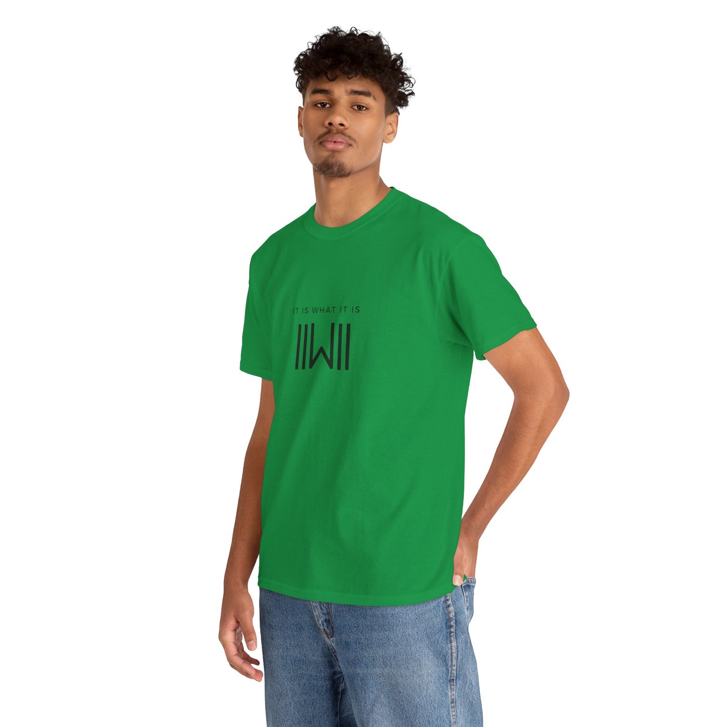 T-Shirt - IIWII "It Is What It Is" logo - Unisex Heavy Cotton Tee Shirt