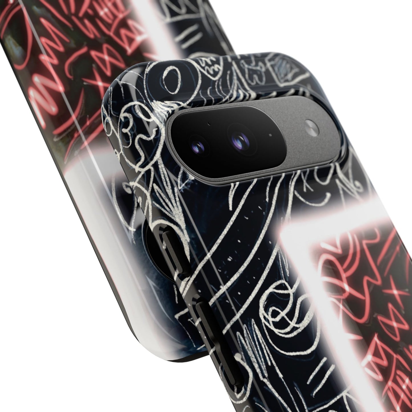 Artistic Phone Case - Unique Design with Quote
