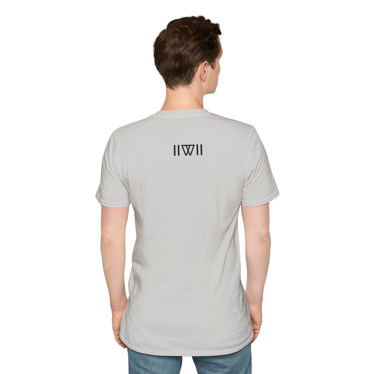 T-Shirt - The Big Logo - IIWII "It Is What It Is" pastel rainbow Unisex Soft style T-Shirt tee