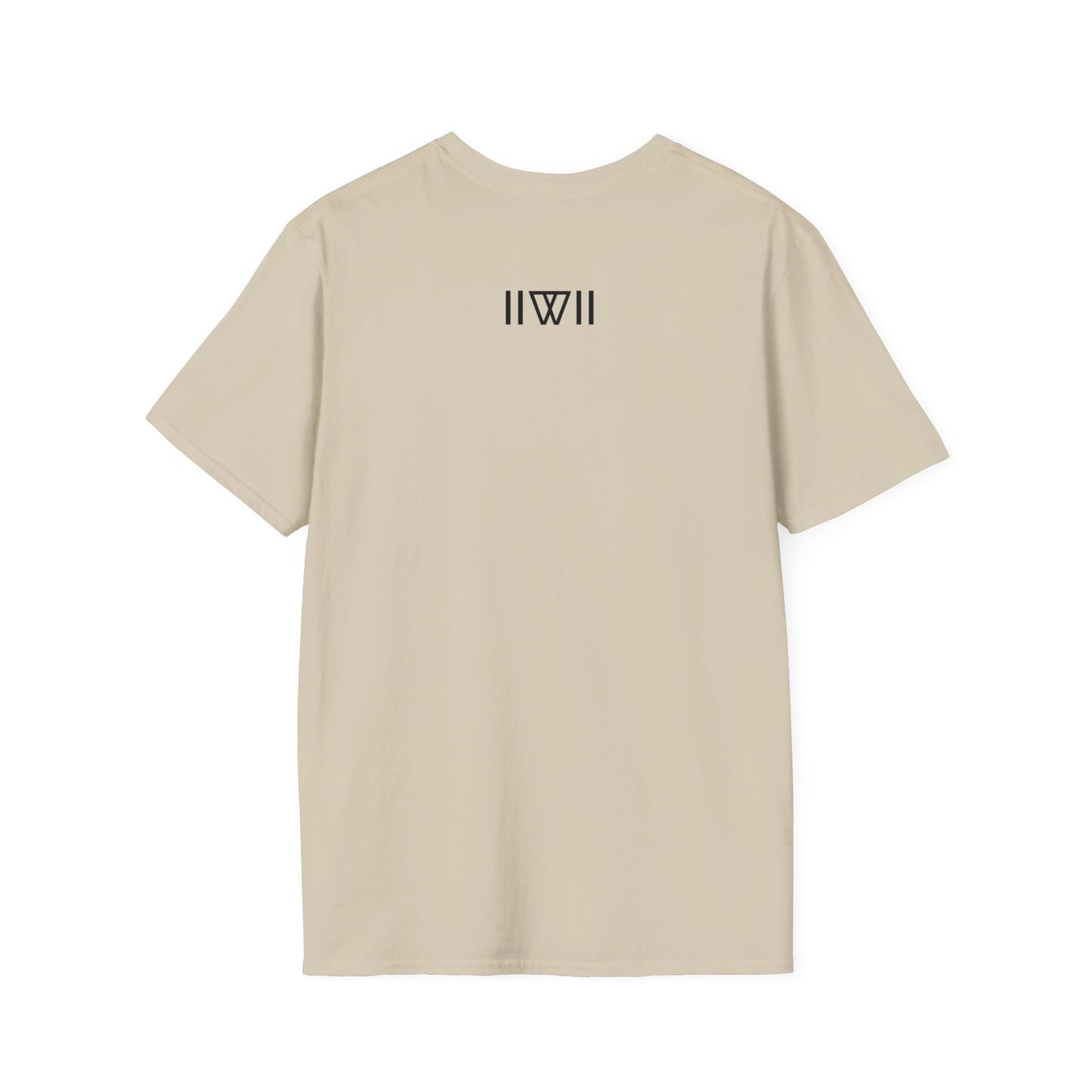 T-Shirt - The Big Logo - IIWII "It Is What It Is" pastel rainbow Unisex Soft style T-Shirt tee