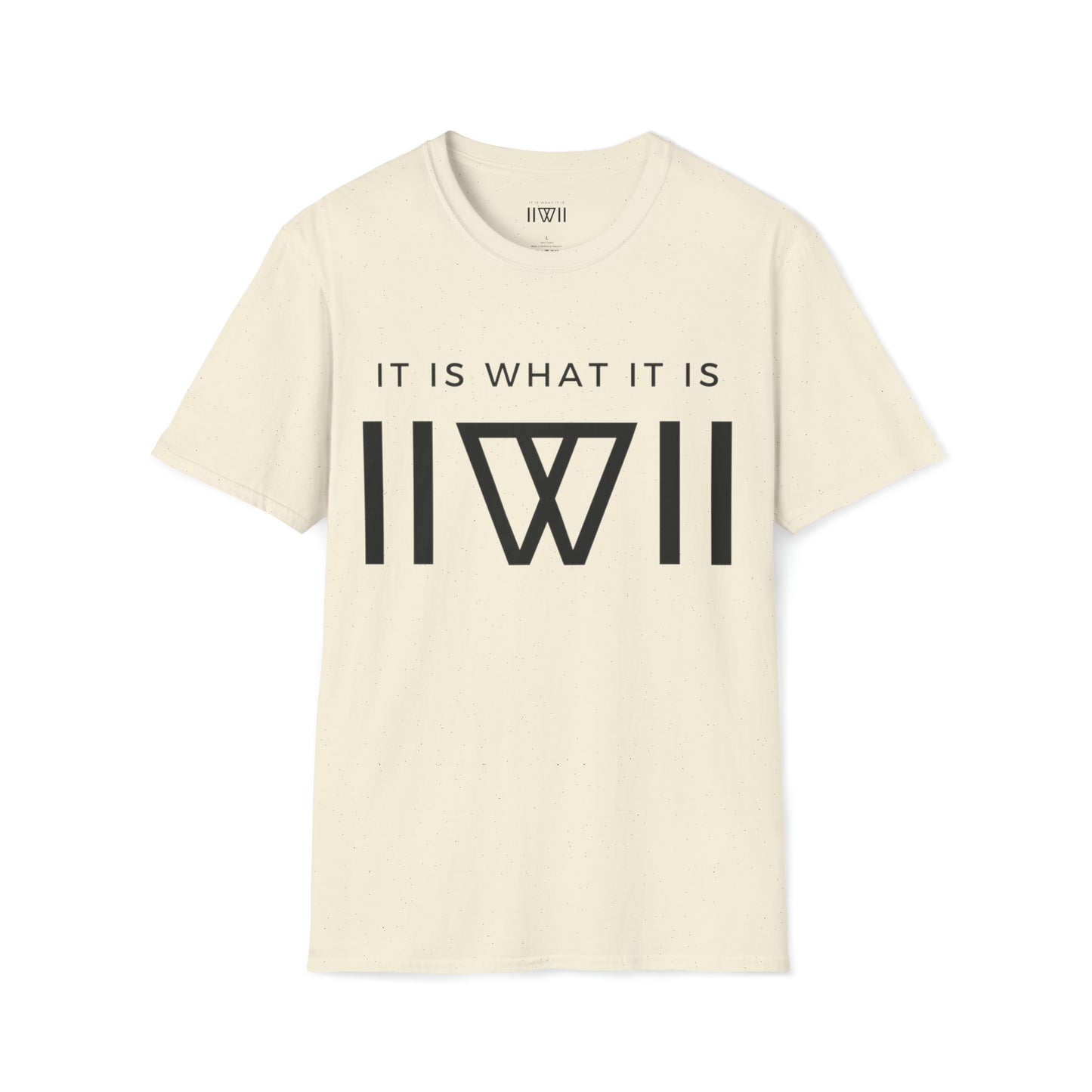 T-Shirt - The Big Logo - IIWII "It Is What It Is" Unisex Soft style T-Shirt tee