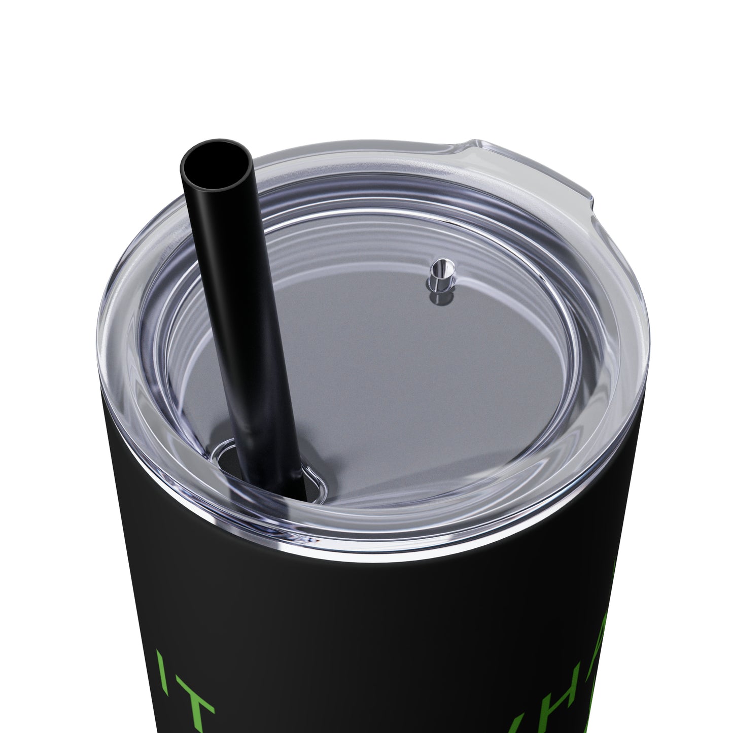 Water Bottle Flask Tumbler - IIWII Skinny Tumbler with Straw, 20oz