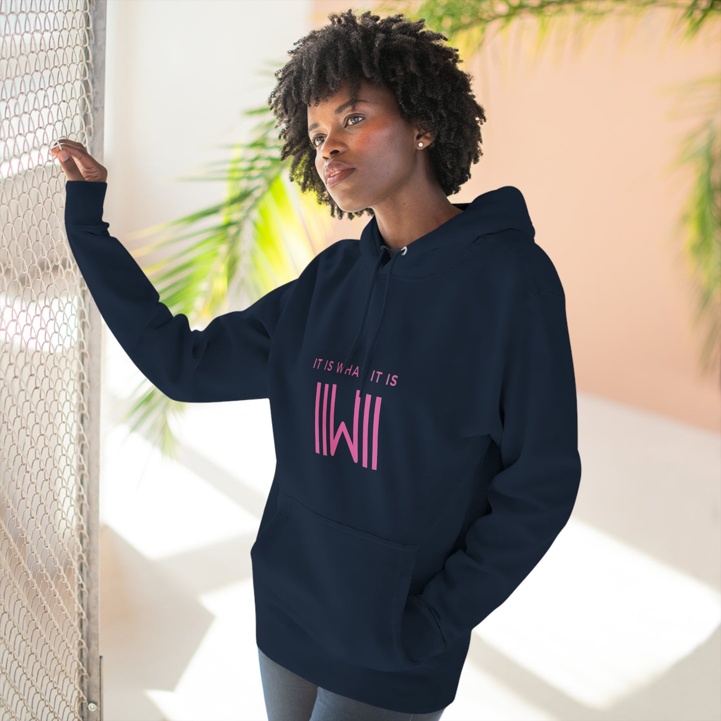 Comfy Hoody IIWII - It Is What It Is - Unisex Premium Pullover Hoodie