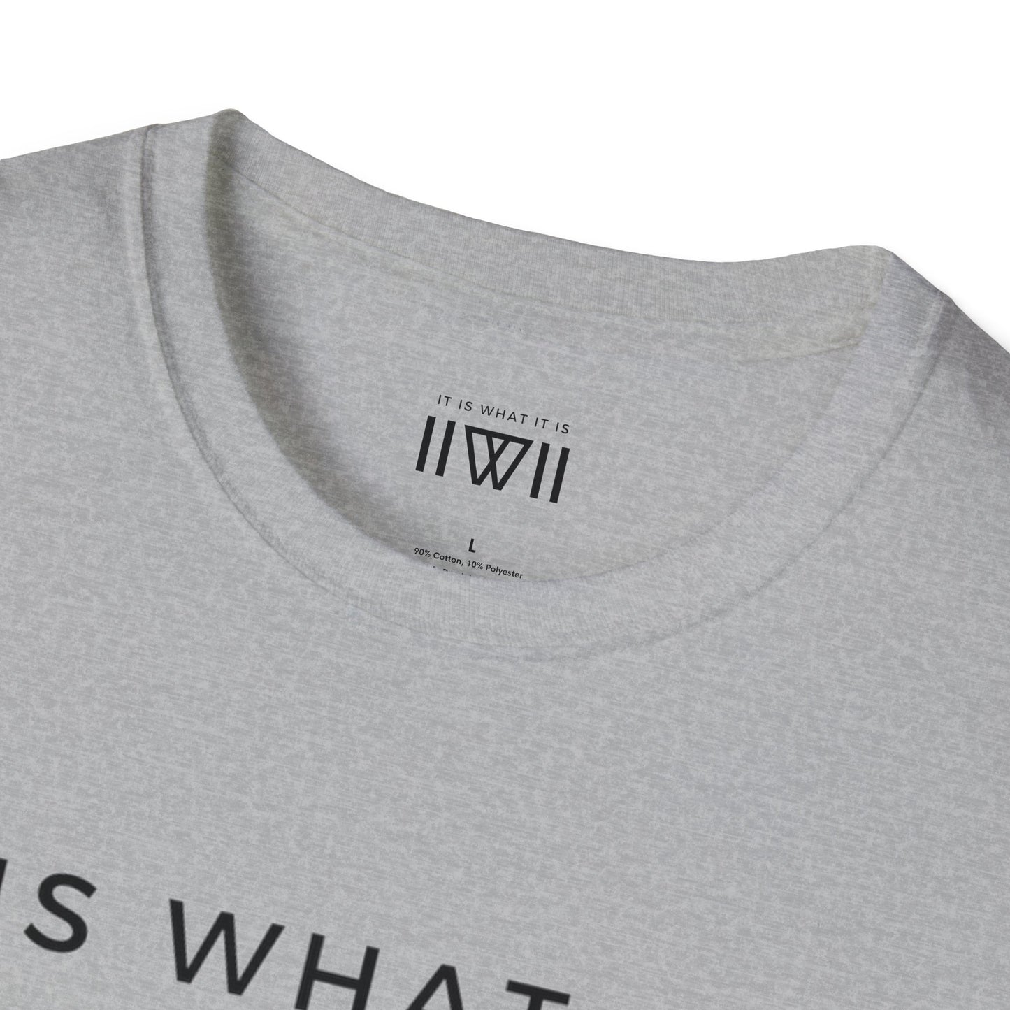T-Shirt - The Big Logo - IIWII "It Is What It Is" Unisex Soft style T-Shirt tee