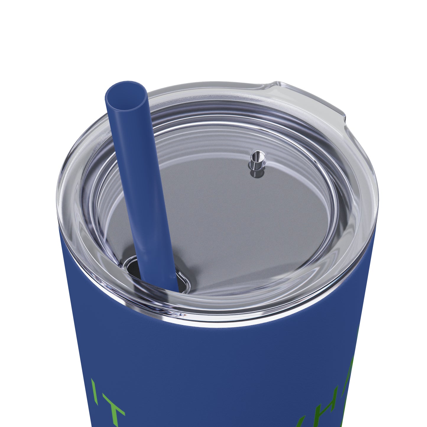 Water Bottle Flask Tumbler - IIWII Skinny Tumbler with Straw, 20oz