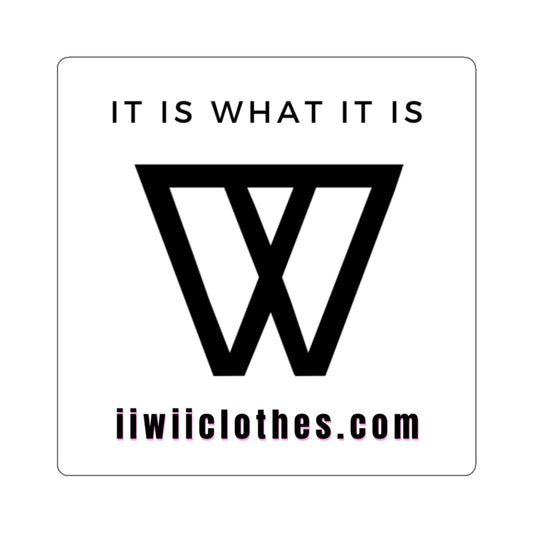 IIWII *graphic logo* Kiss-Cut Stickers