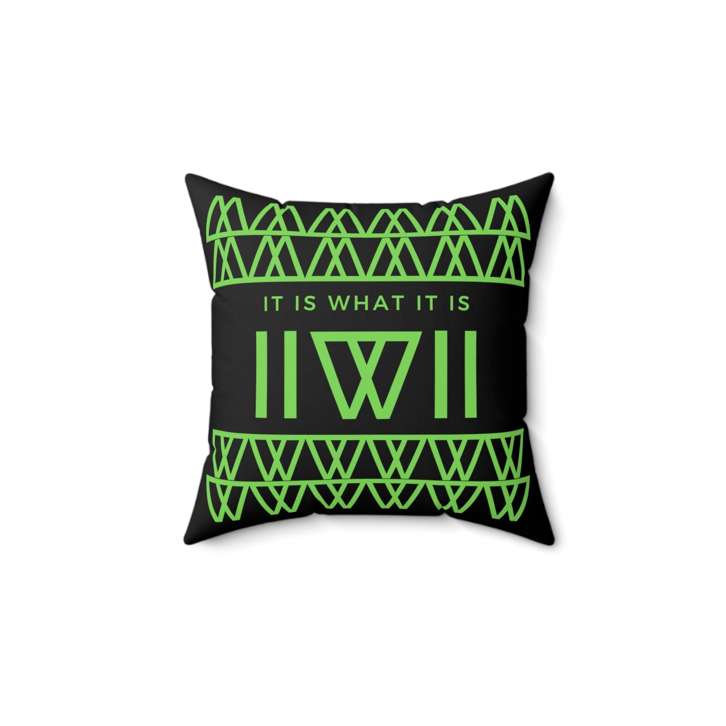 Cushion Pillow - IIWII Logo branded statement Square Pillow
