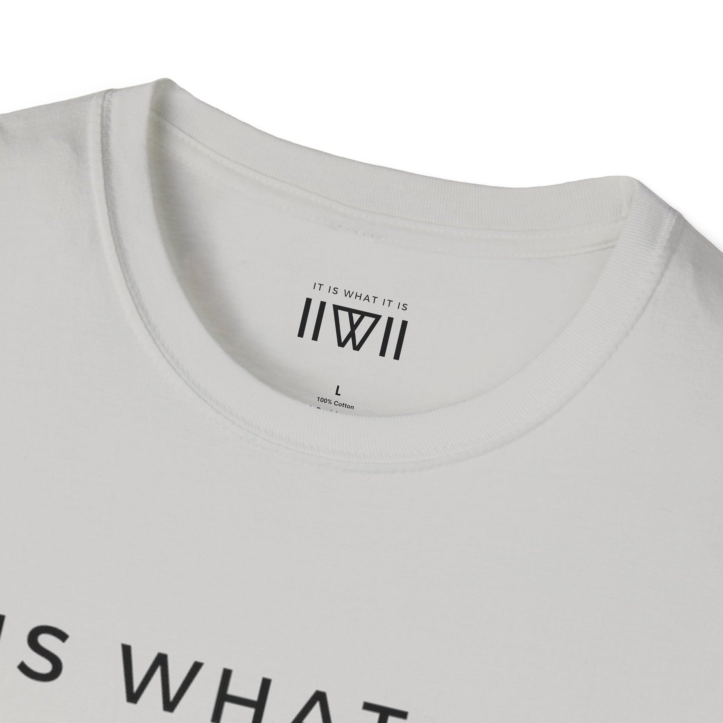 T-Shirt - The Big Logo - IIWII "It Is What It Is" Unisex Soft style T-Shirt tee
